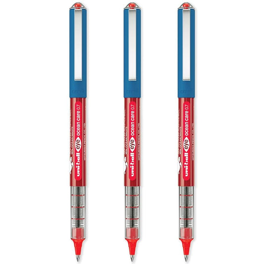 BOLIGRAFOS PUNTO METAL EYE OCEAN CARE FINO RB ROJO