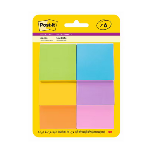 POST-IT SUPER STICKY (2 X 2) 6/1