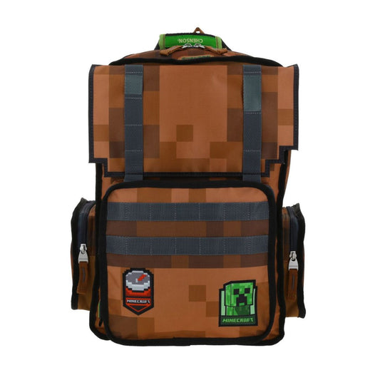 MOCHILA GRANDE CAFE MINECRAFT PEXEL XXIC