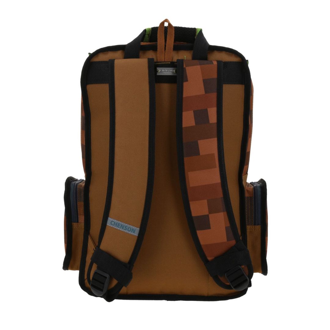MOCHILA GRANDE CAFE MINECRAFT PEXEL XXIC