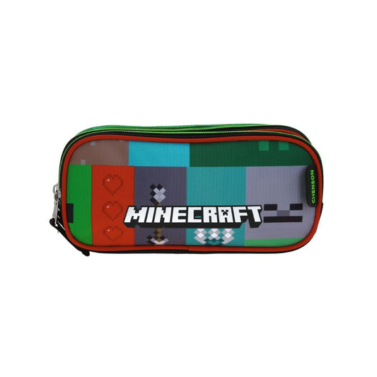 ESTUCHES P/LAPICES MINECRAFT TILES NEGRO XXIV