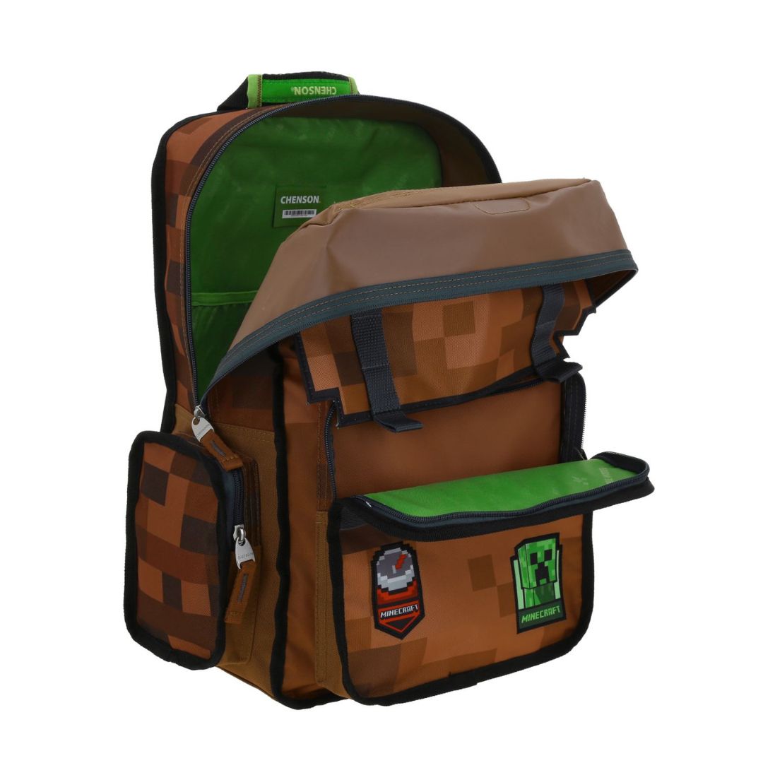 MOCHILA GRANDE CAFE MINECRAFT PEXEL XXIC