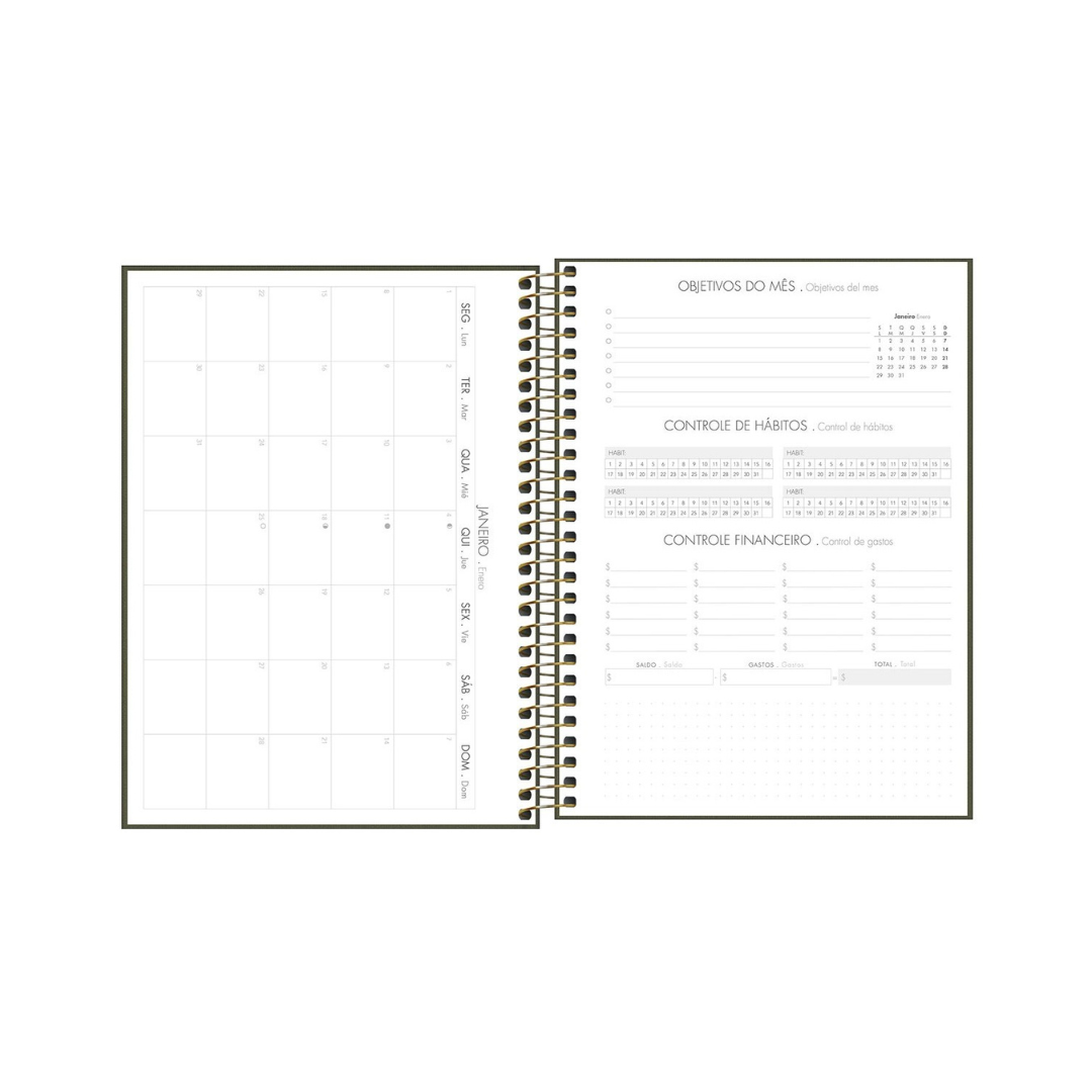 AGENDA DIARIA EN ESPIRAL 2024 LUME M7