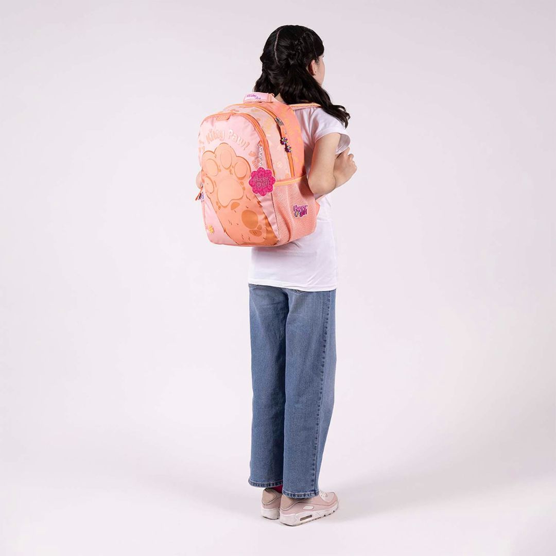 MOCHILA GRANDE BEIGE HAPPY GIRL KIPAW XXIV