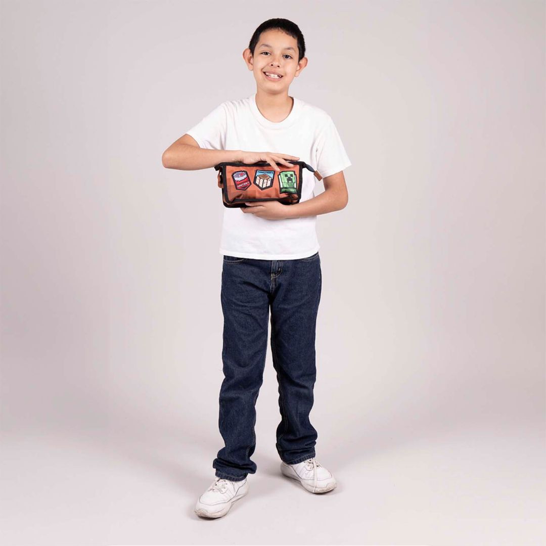ESTUCHES P/LAPICES MINECRAFT PEXEL CAFE  XXIV