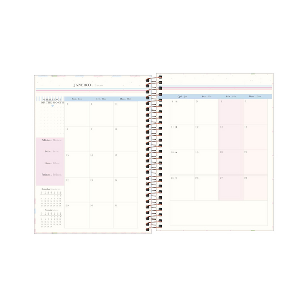 AGENDA DAIRIA EN ESPIRAL 2024 PLANNER SOHO M7