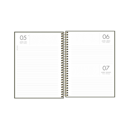 AGENDA DIARIA EN ESPIRAL 2024 LUME M7