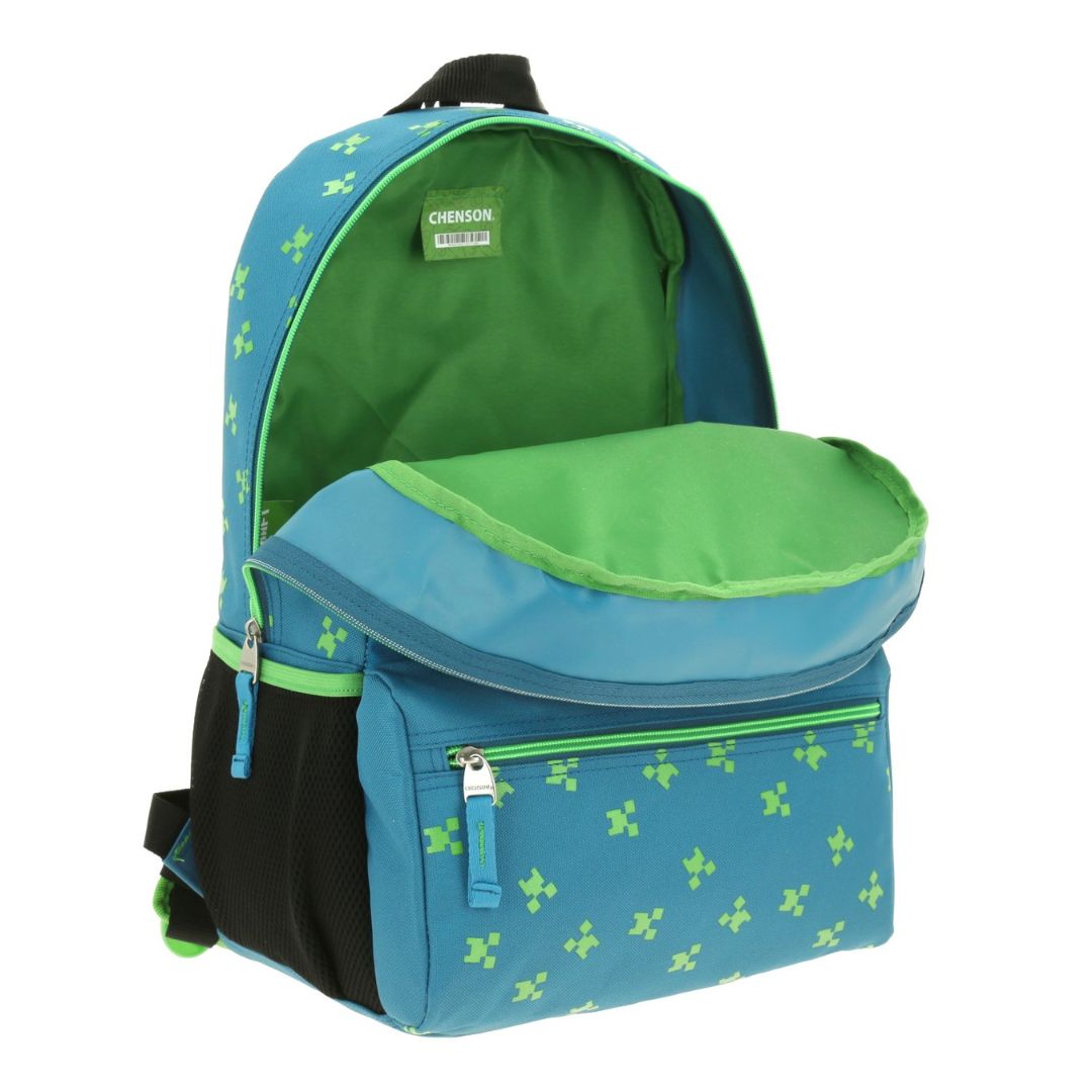 MOCHILA GRANDE AZUL MINECRAFT ARMYT XXIV