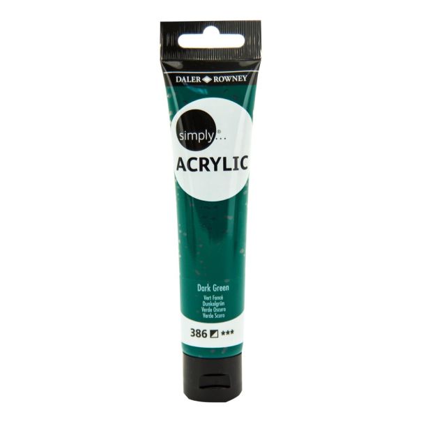 ACRILICA SIMPLY 75 ML VERDE OSCURO