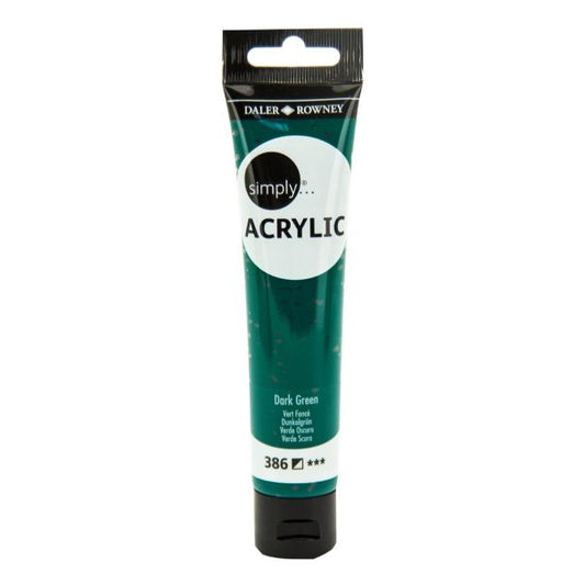 ACRILICA SIMPLY 75 ML VERDE OSCURO