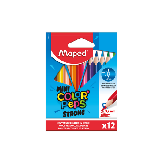 LAPICES DE COLORES COLOR"PEPS STRONG MINI CARDBOARD BOX X1
