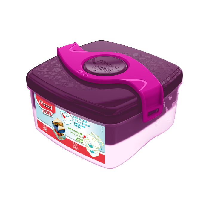 RECIPIENTES P/COMIDA PICNIK ROSADA