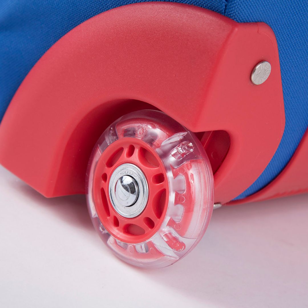 MOCHILA C/RUEDAS CHENSON GDE. MARIO B. PLAYBA AZUL XXIII