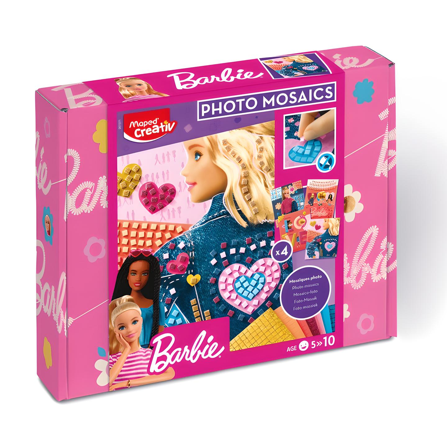 JUEGOS CREATIVOS. FOTO MOSAICOS BARBIE