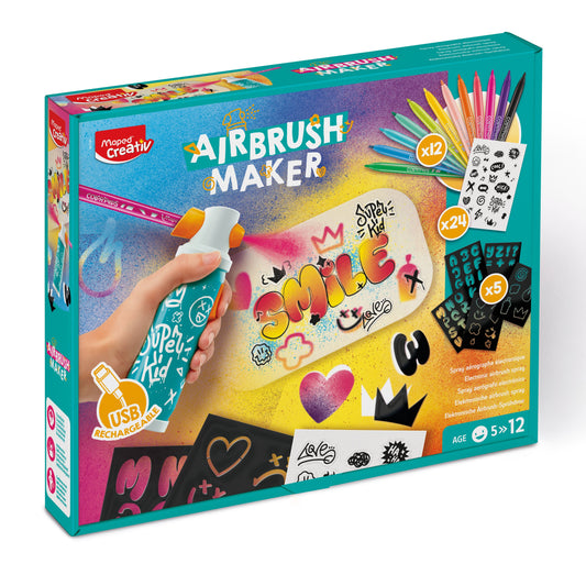 JUEGOS CREATIVOS, CAJITA AIRBRUSH MAKER