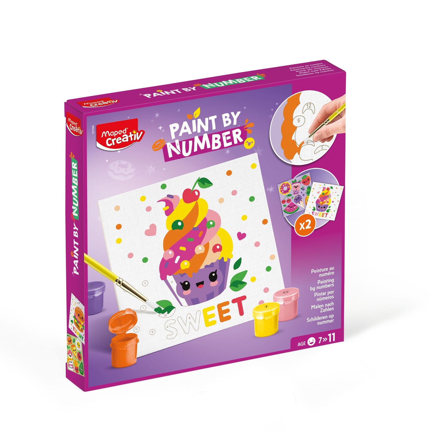 JUEGOS CREATIVOS, MAGIC PAINT E Y NUMBER KAWAI SUGAR