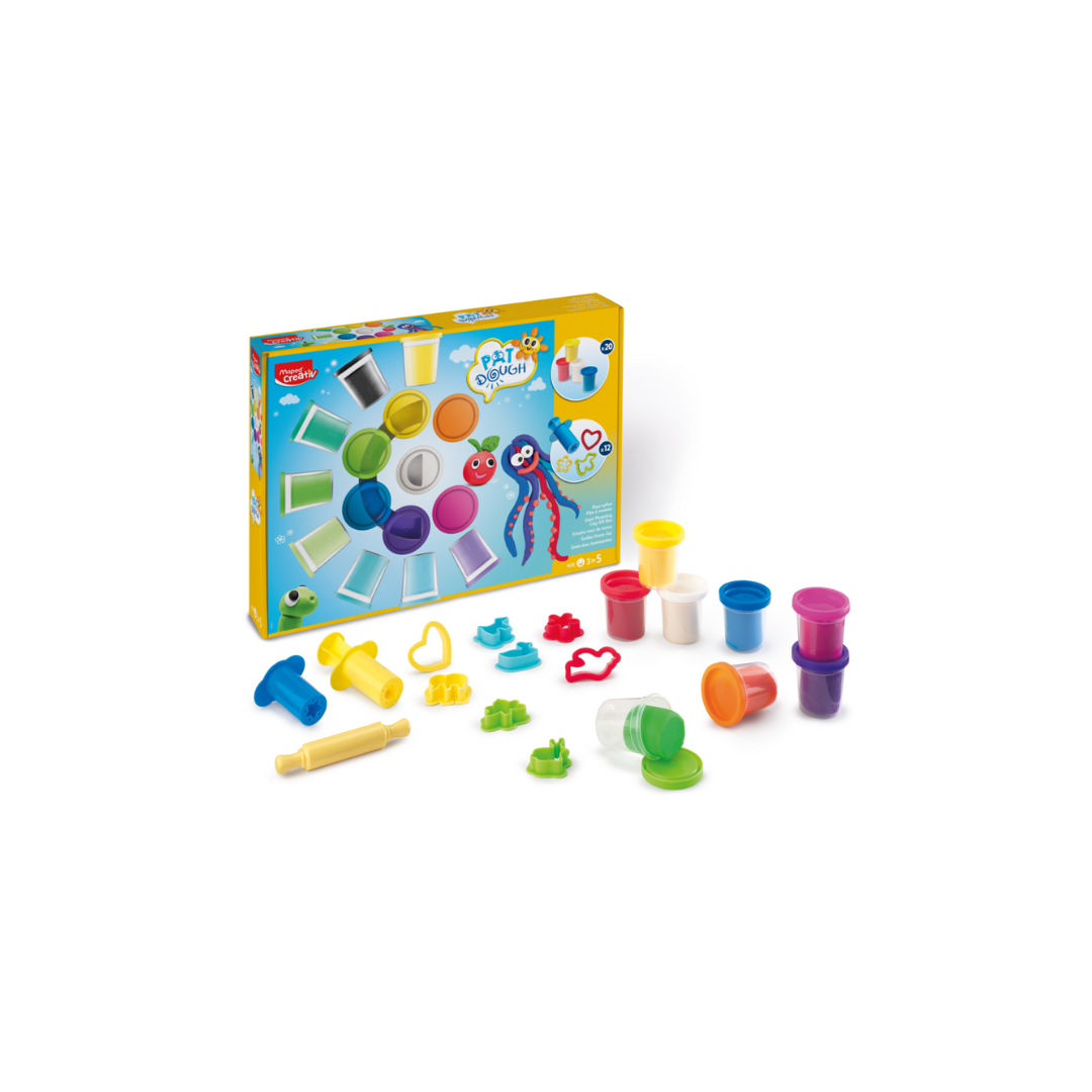 JUEGOS CREATIVOS, MAXI SET PAT DOUGH