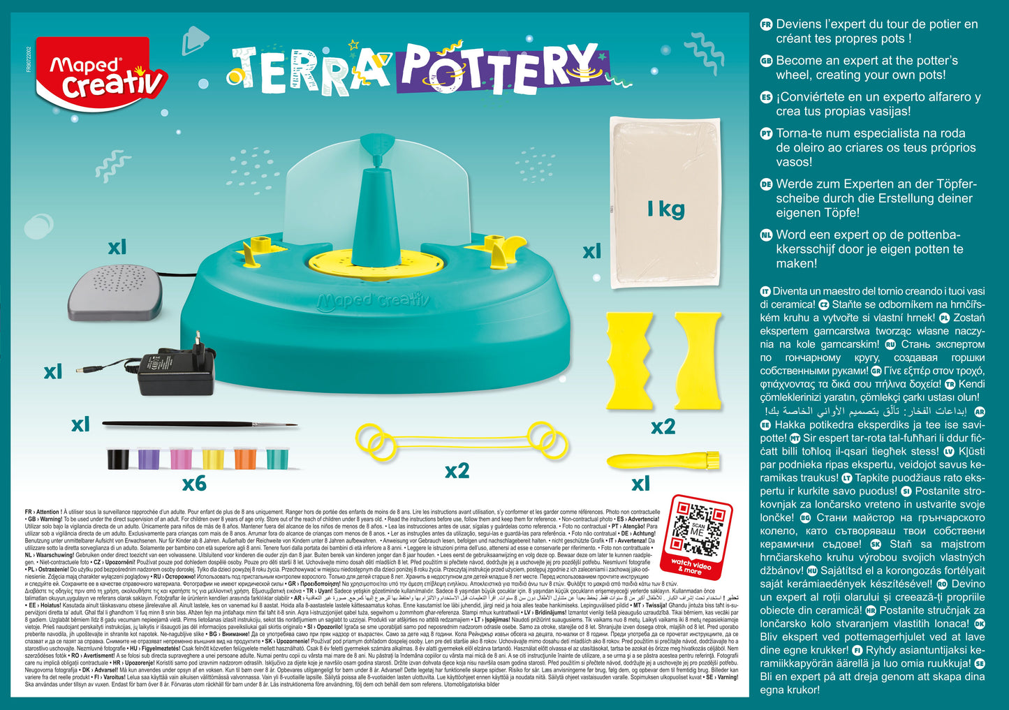 JUEGOS CREATIVOS, TERRA POTTERY