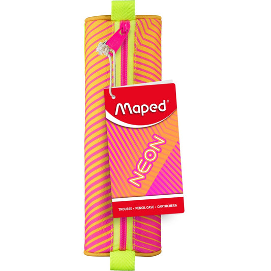 ESTUCHE P/LAPICES REDONDA COLOR NEON surtidos