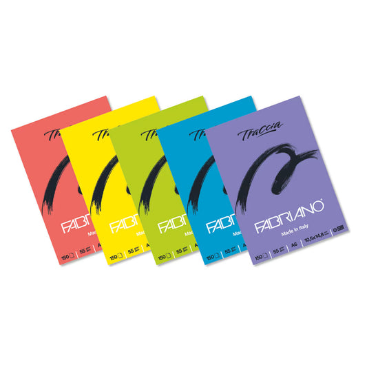 LIBRETAS DE DIBUJO TRACCIA A6 150H 55Grs