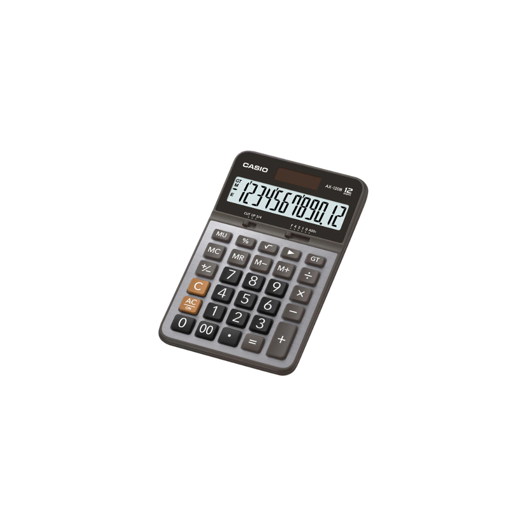 CALCULADORA DE MESA CASIO NEGRA/GRIS