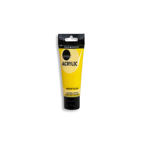 ACRILICA SIMPLY 250ML AMARILLO MEDIUM