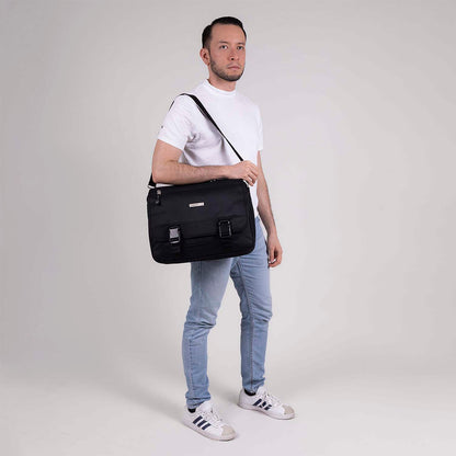BULTOS T/MENSAJERO CHENSON GDE. CLASICO NEGRO XV