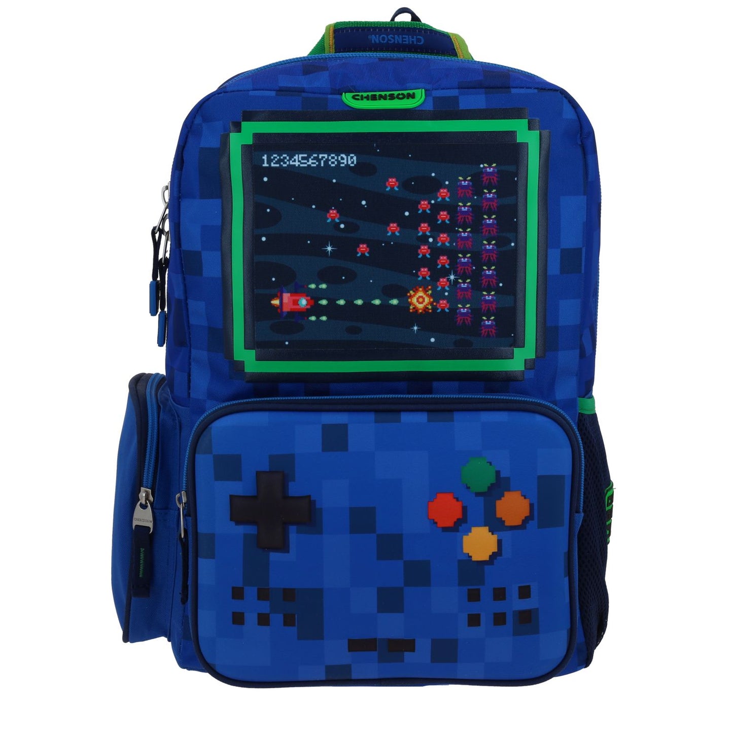 MOCHILA CHENSON ORIGINAL GRANDE GALAGA AZUL XXV