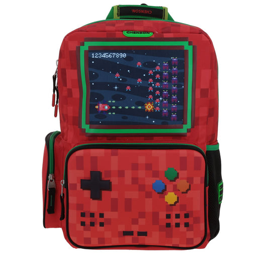 MOCHILA CHENSON ORIGINAL GRANDE GALAGA ROJA XXV