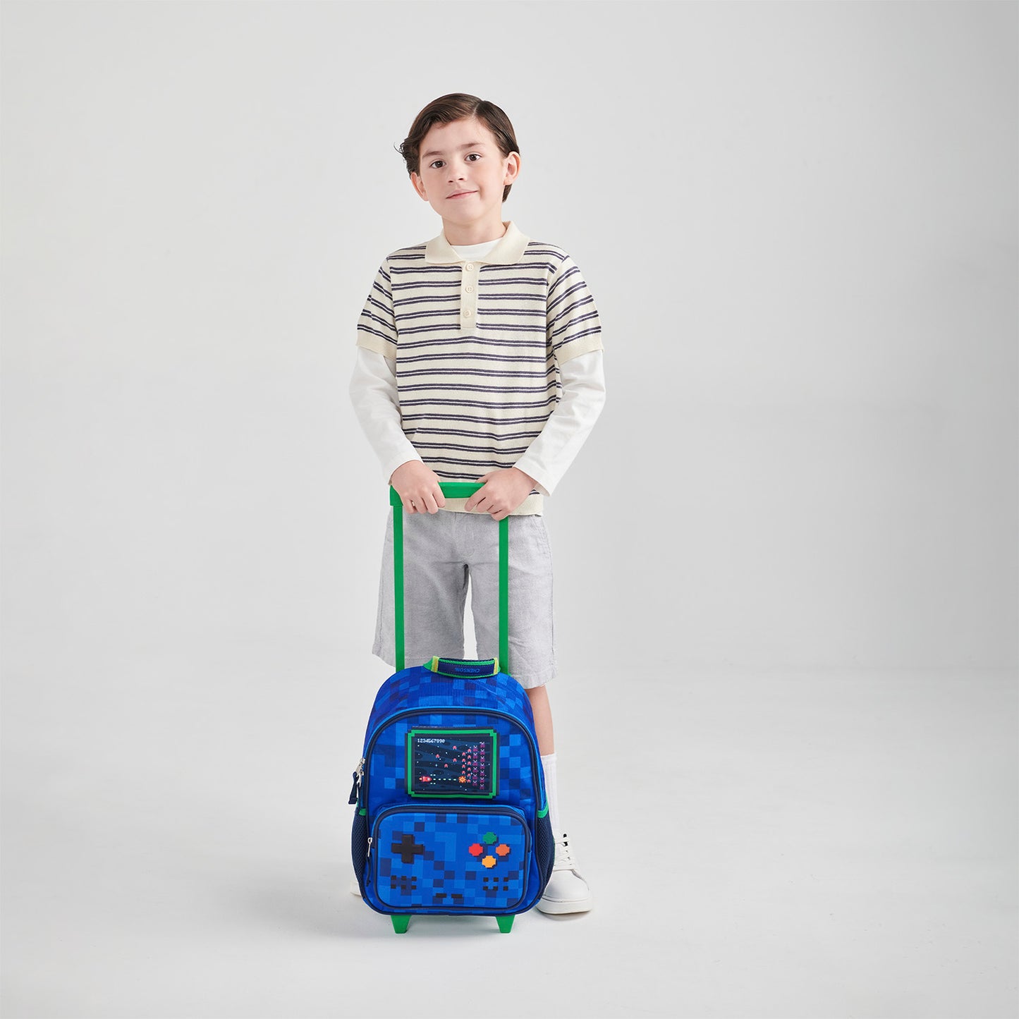 MOCHILA C/RUEDA CHENSON PEQ. ORIGINAL GALAGA AZUL XXV