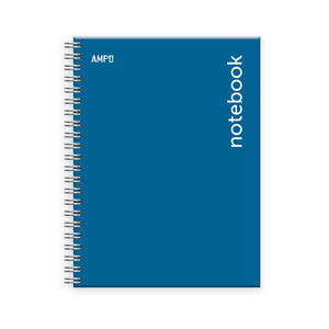 CUADERNO EN ESP. (8.5 x 11) TD 100H AZUL