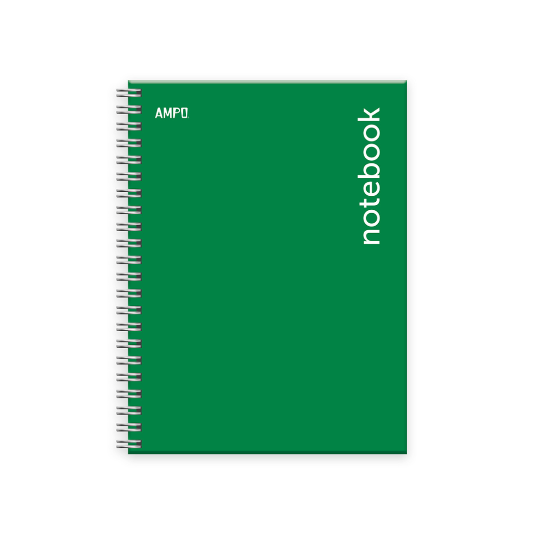 CUADERNO EN ESP. (8.5 x 11) TD 100H VERDE