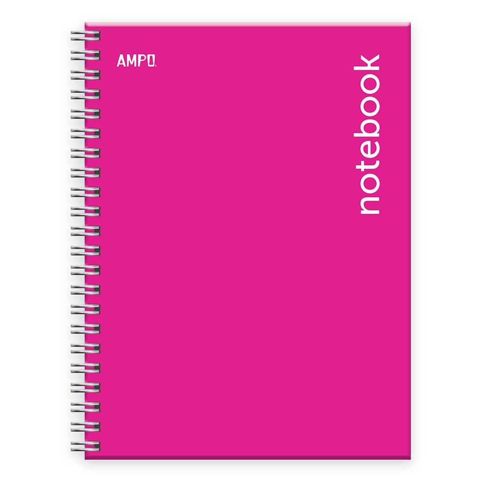 CUADERNO EN ESP. (8.5 X 11) TD 100H ROSADO FUSCIA