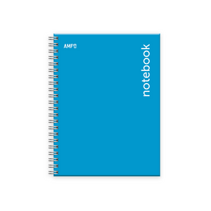 CUADERNO EN ESP. (8.5 X 11) TD 100H AZUL CLARO