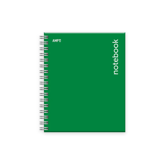 CUADERNO EN ESP. (4 X 5.5) TD 100H VERDE