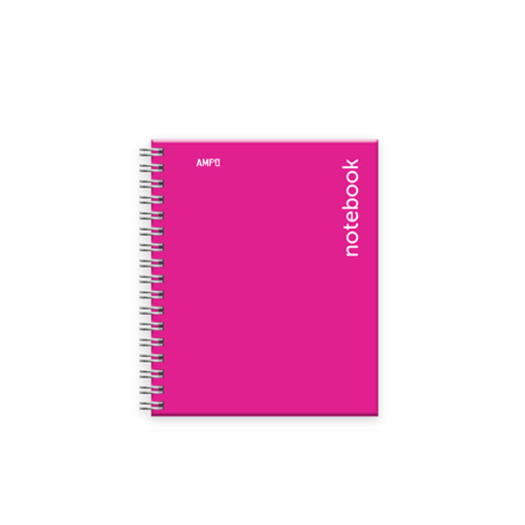 CUADERNO EN ESP. (8.5 X 11) TD 100H ROSADO NEON