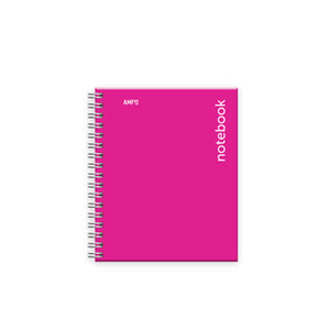 CUADERNO EN ESP. (8.5 X 11) TD 100H ROSADO NEON