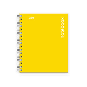 CUADERNO EN ESP. (8.5 X 11) TD 100H AMARILLO NEON