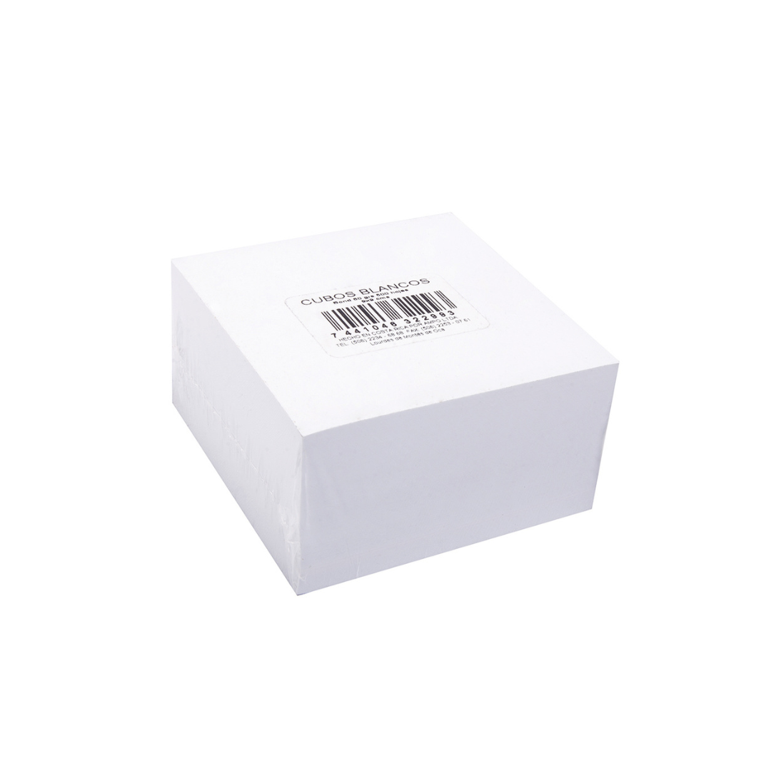 REFILL DE PAPEL EN CUBO (3 X 3) BLANCO 500HJS