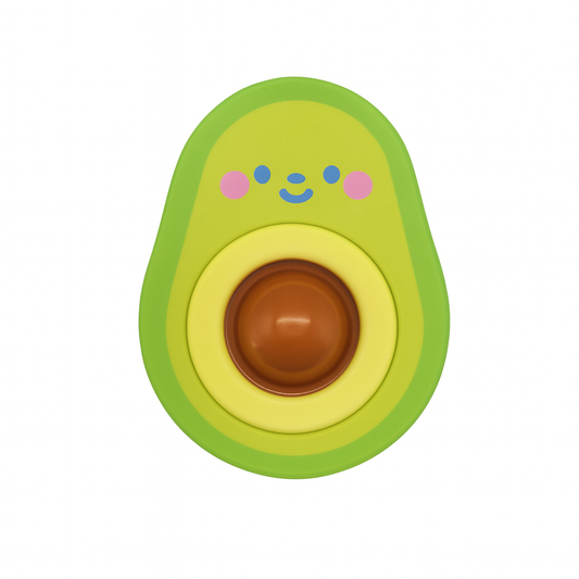 SACAPUNTAS C/BORRADOR EN FORMA DE AGUACATE (PALTA)