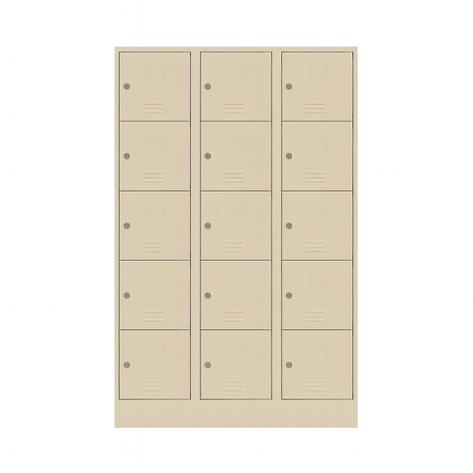 LOCKER FAMILIA SATURNO C/LLAVE C/15 P. (35x73x15) CREMA