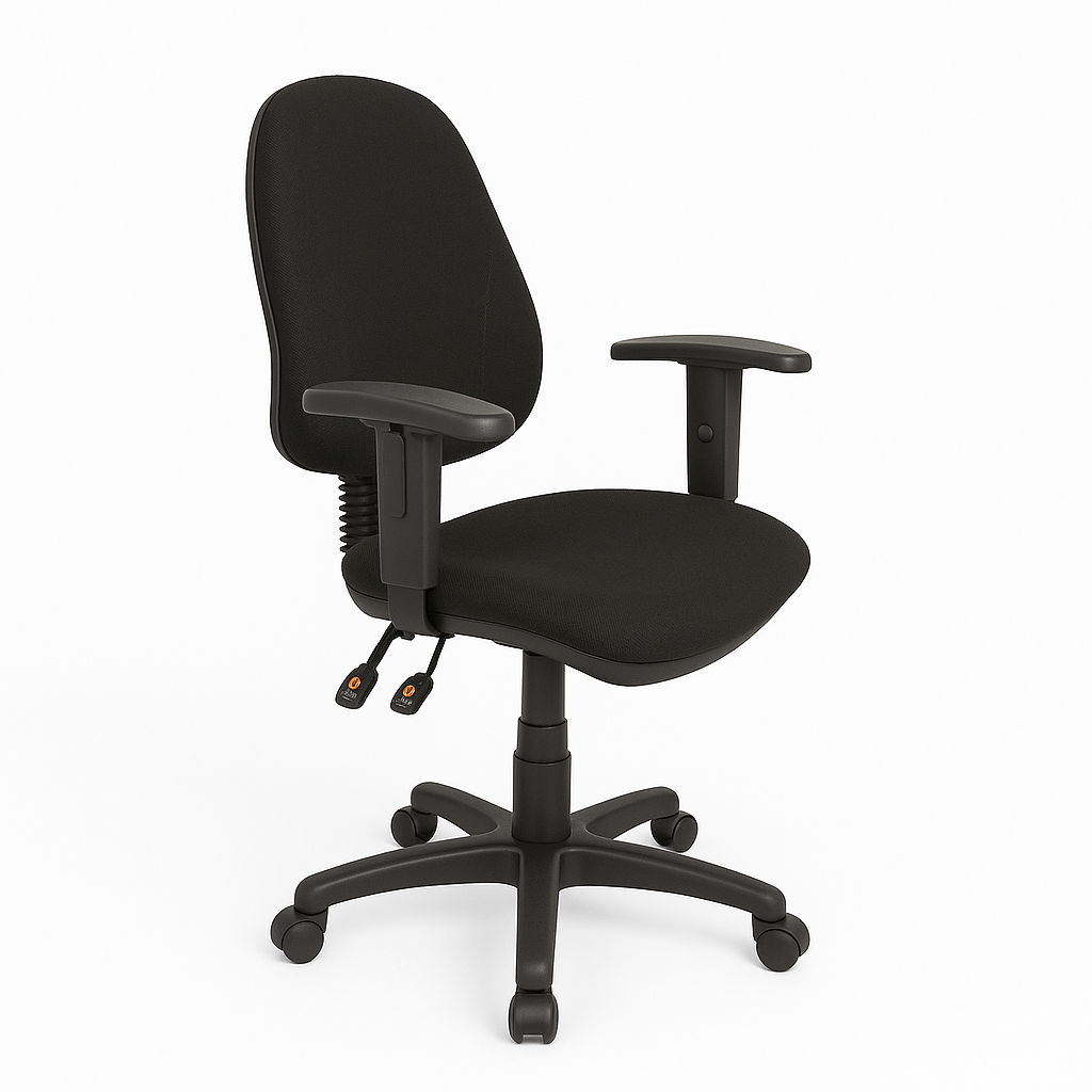 SILLAS P/ESCRITORIO S/BRAZOS NEGRA (Y42605)