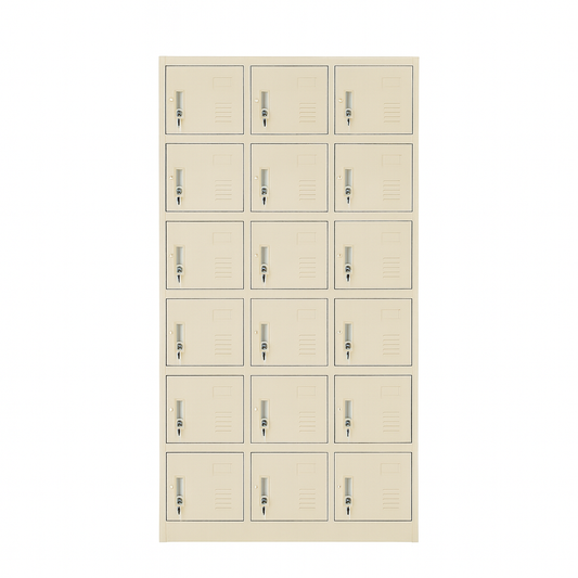 LOCKER FAMILIA SATURNO C/LLAVE C/18 P. (35X73X15.5) CREMA