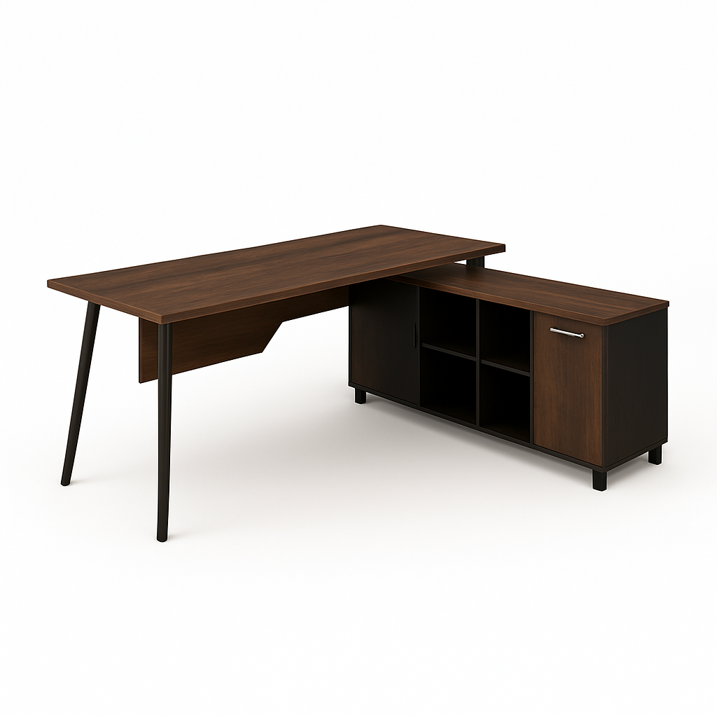 ESCRITORIO EJECUTIVO MARRON (12800*1800*750)