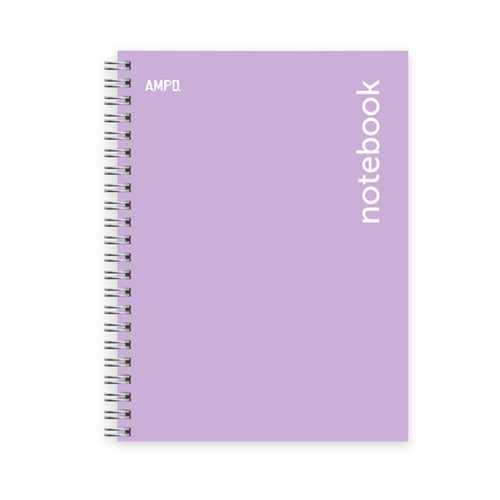 CUADERNO EN ESP. (8.5 x 5.5) TD 100H LILA PASTEL