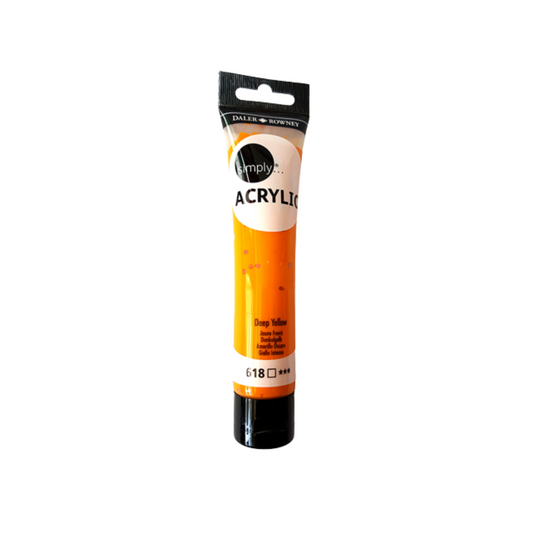 ACRILICA SIMPLY 75 ML AMARILLO DEEP SL