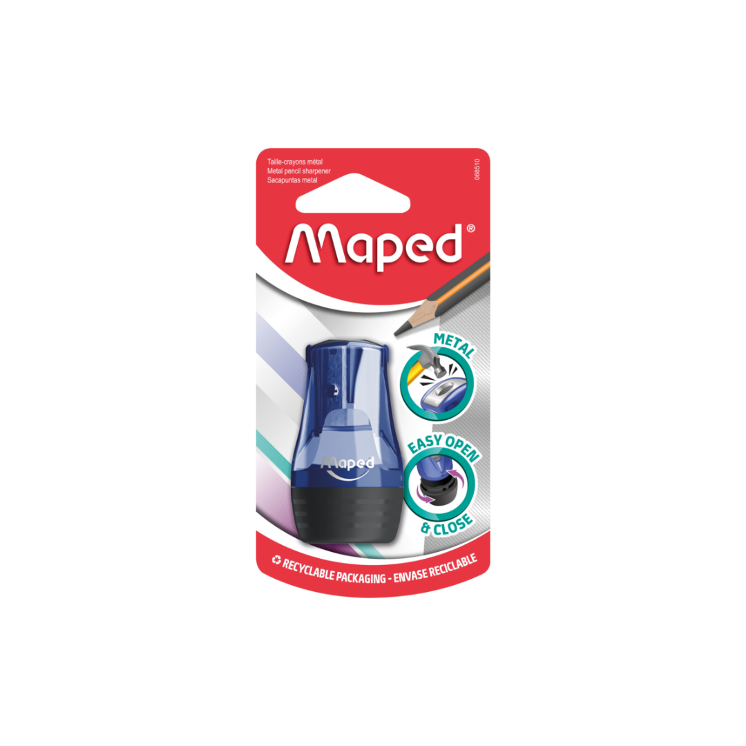 SACAPUNTAS DE METAL TONIC 1 HOYO BLISTER