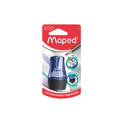 SACAPUNTAS DE METAL TONIC 1 HOYO BLISTER