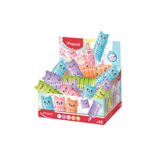 RESALTADOES POCKET MINI COLOR PASTEL FLUO 48/1 DISPLAY