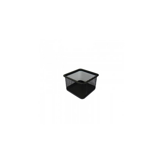 PORTACLIPS DE METAL CUADRADO NEGRO
